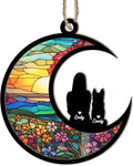 Dog Memorial Ornament, Pet Loss Suncatcher, Gifts for Dog Lovers