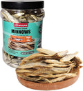 Minnows - Freeze Dried Minnows for Dogs & Cats, 100% Natural Single Ingredient Training Treats, Premium High Protein Snacks, Grain Free (8 oz)