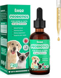 Liquid Probiotics for Dogs & Cats with Prebiotics & Digestive Enzymes - 3-in-1 Formula for Gut Digestive Health & Nutrient Absorption, Supplement Drops - 1.2 Billion CFU - 2 FL Oz