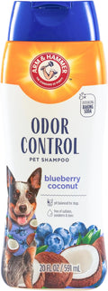 Arm & Hammer for Pets Odor Control Shampoo for Dogs, Blueberry Coconut, Odor Eliminating Dog Shampoo, Dog Deodorizer, 20 Fl Oz