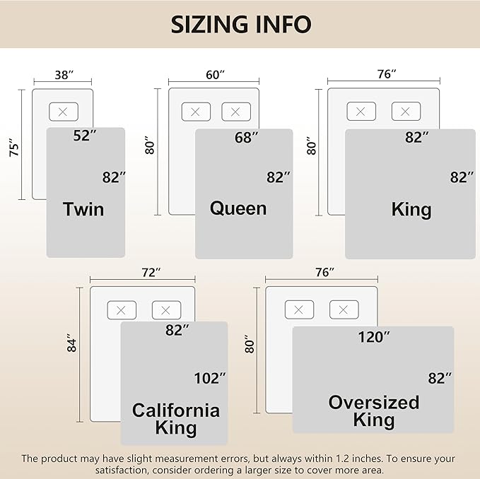 gogobunny 3X Stronger Waterproof Pet Blanket, Scratch Proof Furniture Protector for Dogs Cats, Reversible Cover 82x102 Inch, Dark Beige