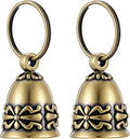 2Pcs Copper Collar Bells for Small Pets, 0.75 Inch Vintage Brass Jingle Bells, Ideal for DIY with Anti-Lost ID Pendant Tags, Retro Pet Craft Bell Charms for Cats & Puppies