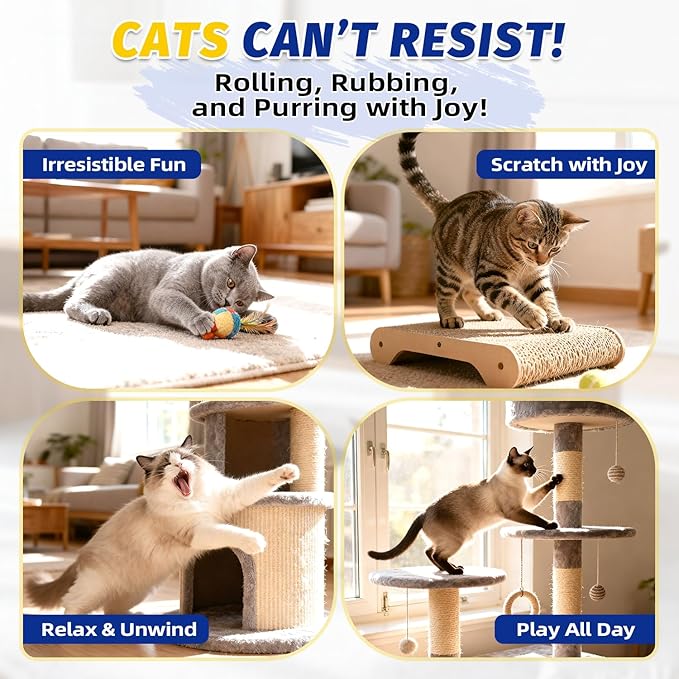 Upgraded Catnip Spray for Cats with Silvervine–Natural Dual-Plant Formula,Loved by 9 Out of 10 Cats,Cat Nip Spray Refresh Toys&Training Aid for Indoor Cats