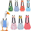 QBLEEV Duck Diapers for Pet Ducks & Chickens, Reusable Chicken Diaper for Indoor Poultry, Waterproof Breathable Baby Duckling Diaper with Elastic Straps, for Ducks Chicks Hens Roosters