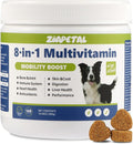 Dog Multivitamin Soft Chews – Glucosamine, Chondroitin, Probiotics & Omega-3 for Joint, Skin & Coat, Heart, Digestive & Immune Support – Chicken Flavor, 120 Soft Chews, ZOAPETAL