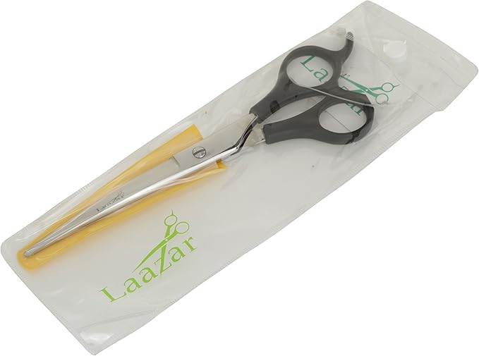 Laazar Curved Pet Grooming Scissors, 7.5" Shear