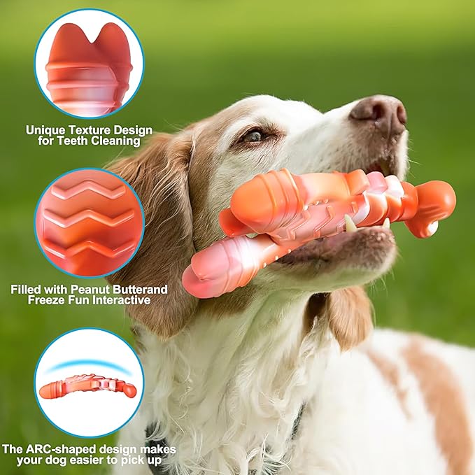 PETSTA Dog Chew Toys for Aggressive Chewers, Durable Dog Toys for Large Dogs, Heavy Duty Dog Toys/Large Dog Toys/Indestructible Dog Toys, Tough Dog Toys for Medium/Large Dogs Breed (New 4 Pack)
