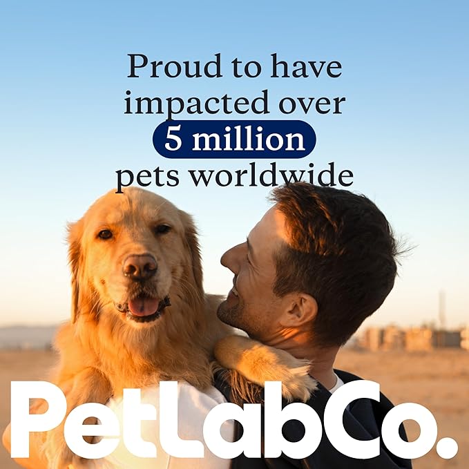 PetLab Co. 22 in 1 Dog Multivitamin - Support Dog's Immune Response, Skin, Coat, Joints & Overall Health - Vitamins A, E, D, B12, Minerals, Antioxidants - Chewable Pork Flavor