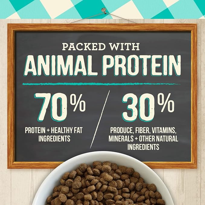 Merrick Purrfect Bistro Grain Free Natural Dry Cat Food For Adult Cats, Real Salmon And Sweet Potato Recipe - 12 lb. Bag