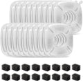 4inch Cats Fountain Replacement Filters with Pre-Filter Sponges for 67oz, 95oz and 135oz Pet/Cat Automatic Water Fountain Dog Water Dispenser