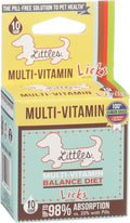 Licks Pill-Free Small Breed Dog Multivitamin - Dog Supplement with Vitamin C, D, and Calcium - Multivitamin Pet Supplies - Gel Packets - 10 Use