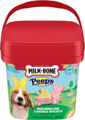 Milk-Bone Peeps Artificially Marshmallow Flavored Dog Treats, 22 Oz. Pail