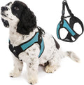 Gooby - Escape Free Easy Fit Harness, Small Dog Step-in Harness for Dogs that Like to Escape Their Harness, Turquoise, Small