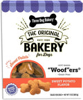 Three Dog Bakery Grain-Free “Woof”ers Sweet Potato Dog Treats - Soft-Baked Dog Biscuits for Sensitive Tummies, Human-Inspired Dog Treats, Dog Treats for Puppy Training with Real Ingredients
