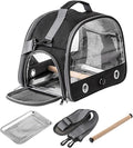 Portable Bird Carrier, Small Bird Travel Cage Carrier for Small Medium Parrot, Lightweight & Breathable Bird Cage with Zipper for Vet Visit Shopping and Outdoor Adventure (Color C)
