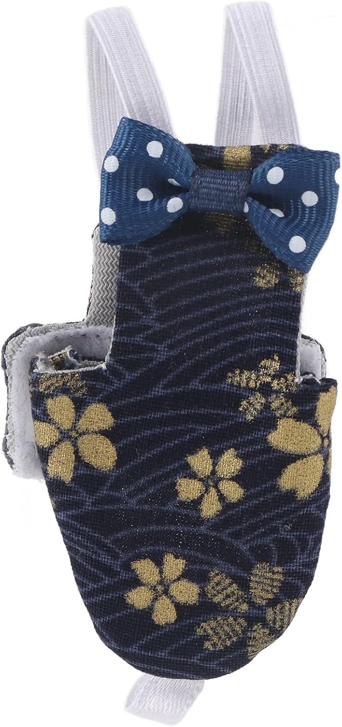 Bird Diaper Adjustable Soft Cotton Pet Bird Nappies for Macaw Cockatiels Finches, Golden Flower Pattern, 1 Pack (25.5cm Tibetan Golden Flower)