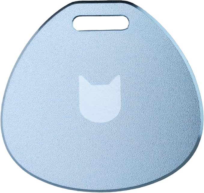 Engraved Pet ID Tag - Personalized Name Tag Engraved Cat Collar Charms, Aluminum Alloy Custom Cat Name Tag for Kitten Small Large Cats (Pocket-Sierra Blue)