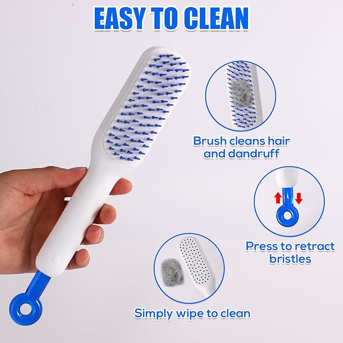 Stretchable Puppy Brush, Small Soft Dog Brush Yorkie Massaging Hair Comb Puppy Hair Grooming Tool for Shin Tzu Maltipoo Kitty Small Rabbit (White)