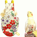 Bird Flight Suits Diapers, Parrot Flight Suits Diapers for Quaker Parakeets Cockatiels Conures Macaw African Grey, Bird Diaper, Parrot Clothes (Almond,XS)
