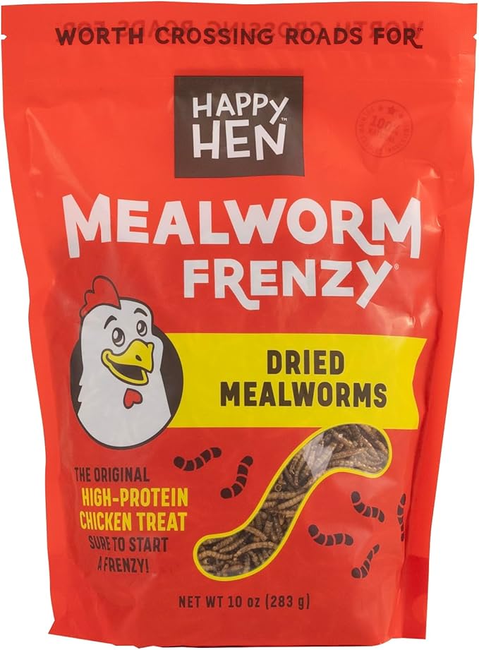 Happy Hen Treats Mealworm Frenzy, 10-Ounce