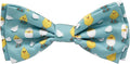 Huxley & Kent Pet Bow Tie for Dogs & Cats - Spring Easter Adjustable Hook & Loop Collar Accessory - Cute & Comfortable for Holidays & Celebrations - Chicks & Eggs, Large