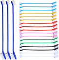 20 Pcs Dog Toothbrush Bulk - 8 Colors Dual Headed Dental Brushes Puppy Tooth Brushing Kit - Long Handle Dog Tooth Brush for Large Small Dogs Cats and Most Pets Teeth Cleaning Dental Care Supplies