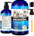 Wild Alaskan Salmon Oil for Dogs & Cats - Omega-3 Supplement for Skin, Coat & Joint Health, Sustainable All-Breed Formula, Human Grade, Perfect for Picky Eaters on Wet or Dry Food - 8.8 fl oz