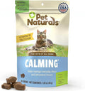 Pet Naturals Calming Chews for Cats, Anxiety Relief with Gentle Ingredients for Thunder, Fireworks, Travel, Grooming, Calming Pet Treats, Chicken Flavor, 30 Count