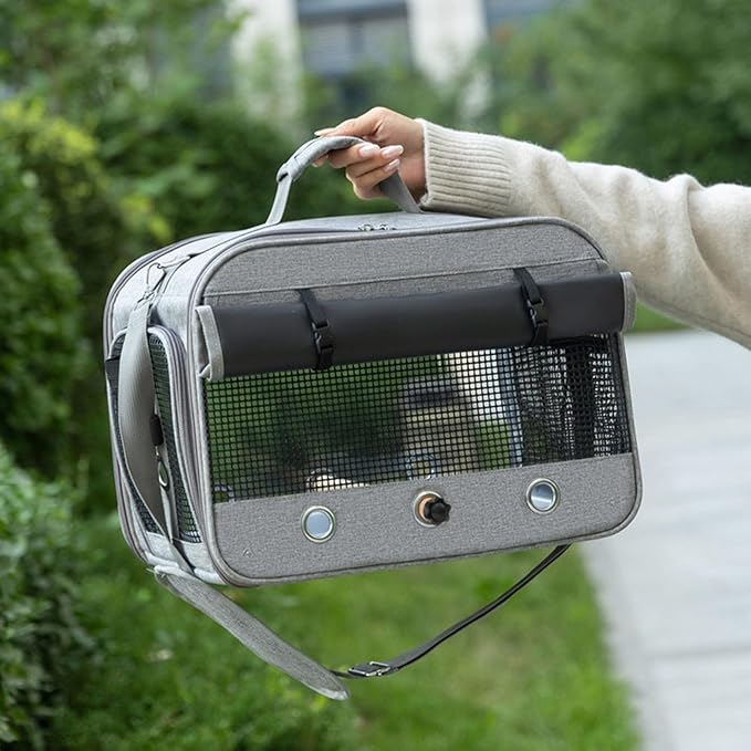Breathable Small Avian Carrier Backpack Ideal for Short Outings with Built in Food and Water Containers Pet Bird Carrier