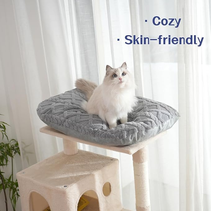 Self Warming Cat Bed Self Heating Cat Dog Mat 27"*21.6'' Warm Pet Bed Indoor Outdoor Washable Kitten Pad for Puppy Kitten with Removable Cover