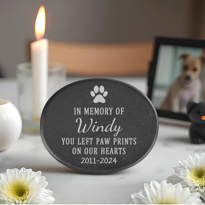Pet Memorial Stone Personalized, Dog Lost Gifts, Cat Lost Gifts, Dog Memorial Gifts for Loss of Dog, Pet Memorial Gifts, Pet Remembrance Gifts, Loss of Pet