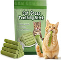 6Pack Cat Toys Cats Grass Treat Catnip Toy with Silvervine for Indoor Kitten Toys Wood Kitty Chew Rope Grass Sticks for Teeth Cleaning Kitten Snack for Catnip Dental Care Self Play