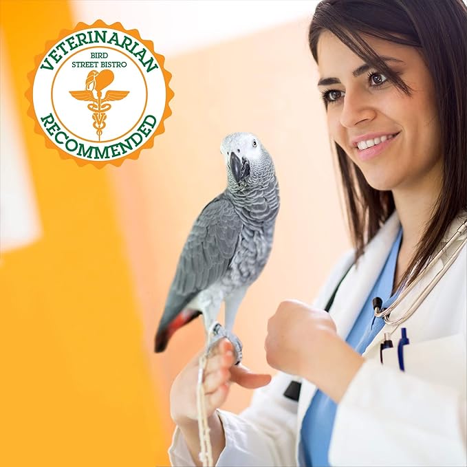 Bird Street Bistro Parrot Tea 3oz - Parakeet & Cockatiel Food Vitamin Substitute - Bird Health Supplies - Bird Food Topper