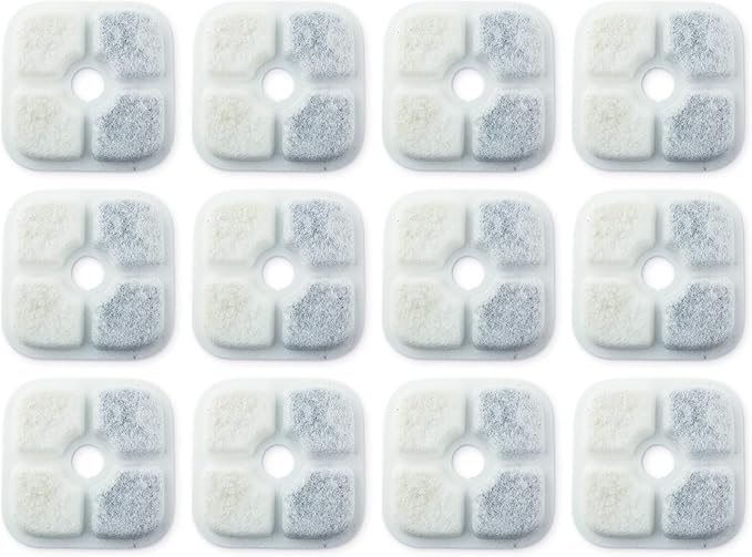 PET STANDARD Water Filters, Compatible with Catit® PIXI™ Water Fountain, Pack of 12