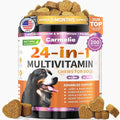 Carmelie Dog Vitamins, 24 in 1 Dog Vitamins and Supplements 200 Chews with Glucosamine Probiotics Omega-3 Dog Multivitamins Chewable for Hip & Joint, Skin & Coat, Immune Health, Digestive (Chicken)