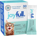 Joyfull Probiotic for Cats – Clinically Proven Strains for Diarrhea & Digestive Support – 30 Daily Packets with Beef Bone Broth