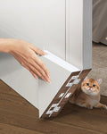 Thin Cat Door Hinges - Cat Door Kit for Left and Right Doors, for Interior and Exterior Doors. Cat Doors Corner in The Corner Provides a Safe Space for Your Cat