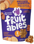 Fruitables Baked Dog Treats, Sweet Potato Snacks for Dogs, Low Calorie & Delicious, No Wheat, Corn or Soy, Healthy Puppy Training Treats, Made in the USA, Sweet Potato and Cranberry Flavor, 7oz