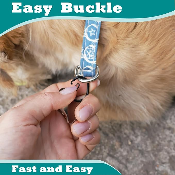 4 PCS Stainless Steel Pet Tag Clips, Strong Quick Clip for Dog & Cat Collar ID Tags Holder (Black)