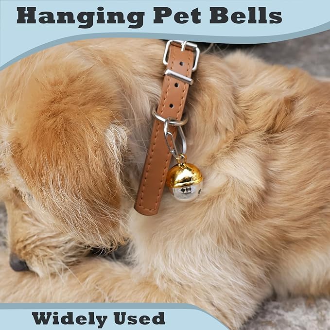 4 PCS Stainless Steel Pet Tag Clips, Strong Quick Clip for Dog & Cat Collar ID Tags Holder (Silver)