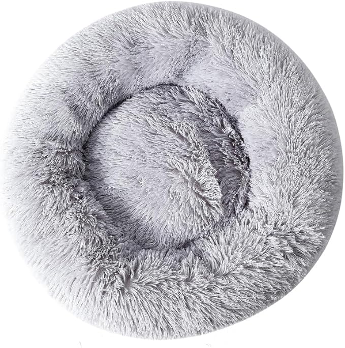 Cat Bed Bunny Bed Kitten Bed Dog Beds for Indoor Cats Pet Beds Cheap Dogs Bed Donut Dog Pillow Large Comfort Cat Pillow Warm for 4Kg Pet