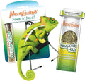 Meowijuana Chameleon Jump 'n' Jamb Door Hanging Cat Toy and Honeysuckle Haze Catnip Blend | Refillable Interactive Catnip Toy | Catnip Grown in North America