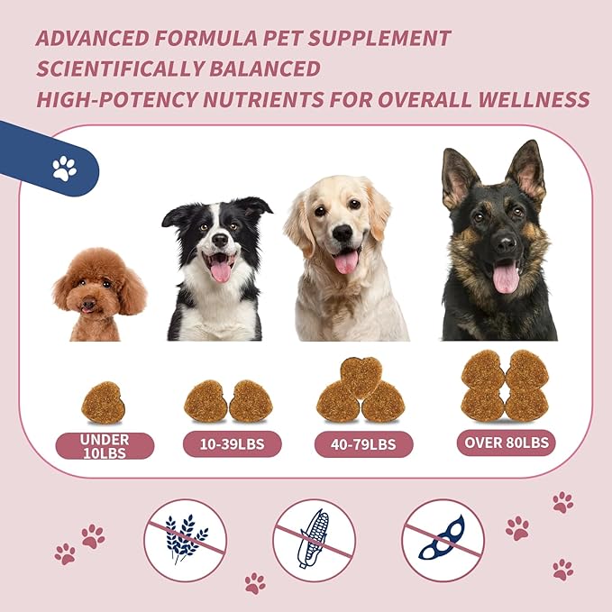 Senior Dog Hip & Joint Supplement – Chicken Flavor Soft Chews with Glucosamine, Chondroitin, MSM, Yucca & Dual Omega 3-6 – Daily Multivitamin for Mobility & Vitality – ZOAPETAL