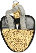 Hen Holster Premium Starter Kit - Bird Diaper, Wrap Around for Larger Pigeons, Small Breed Hens & Roosters - Leak-Proof, Comfortable Bird Harness with Sewn-in Liner & Hook & Loop Closure - XS, Leopard