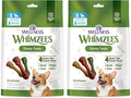 Whimzees Wellness Brushzees Dog Dental Treat, VOHC Accepted Chews, Freshens Breath, Small Size, 4.2 oz Bag, 8 Count (Pack of 2)