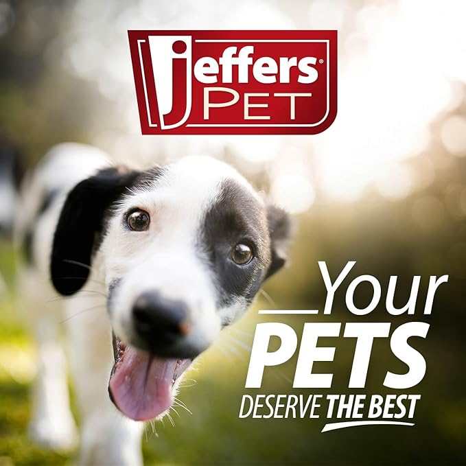 Jeffers Ear Flush for Dogs, Cats & Puppies, 8 oz - Otic Ear Cleanser Solution with 0.2% Ketoconazole, Aloe Vera & Calendula, Gentle Ear Wash for Pet Hygiene, Grooming, Wax & Debris Cleaning