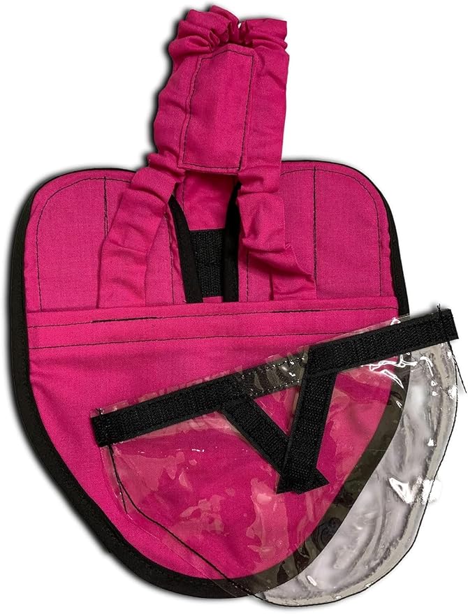 Hen Holster Starter Kit - Wrap-Around Runner Duck Diaper w/ Removable Liner & Fixed Tab - Durable, Secure Fit, Easy-to-Wear - Essential Duck Supplies for Real Ducks, Made in USA - Pink