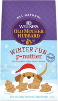 Wellness Old Mother Hubbard Winter Fun P-Nuttier Dog Biscuits, Natural, Seasonal Holiday Treat, Peanut Butter Flavor, 16 oz Bag