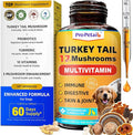 17 in 1 Turkey Tail Mushroom for Dogs - 3000mg High Potency Turkey Tail Extract for Dogs with Probiotics & 10 Vitamins - Shrink Fatty Tumors, Immune Support & Skin Lipoma Treatment 3.38FL.oz