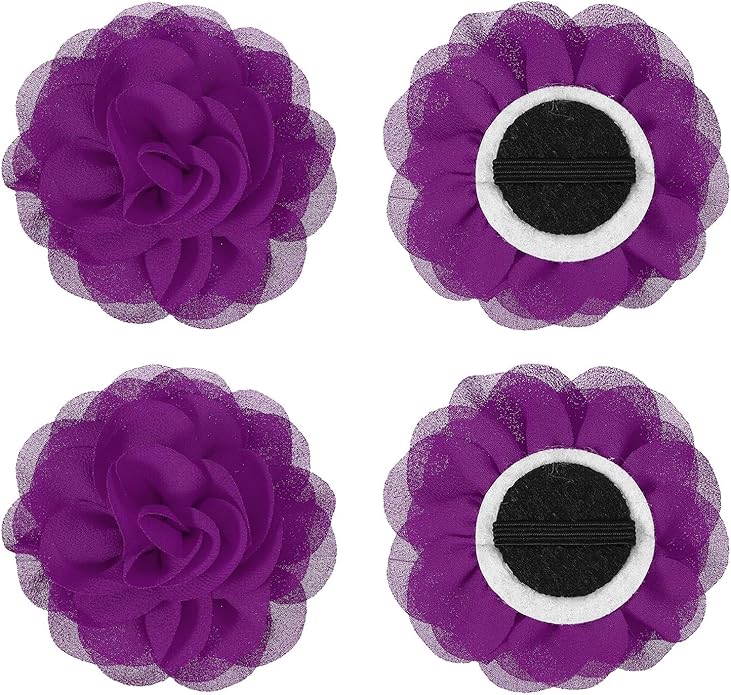 Dog Collar Flowers, Pet Flower Charms Soft Chiffon Cat Collar Bow Tie Floral Grooming Supplies, Intended for Dog
